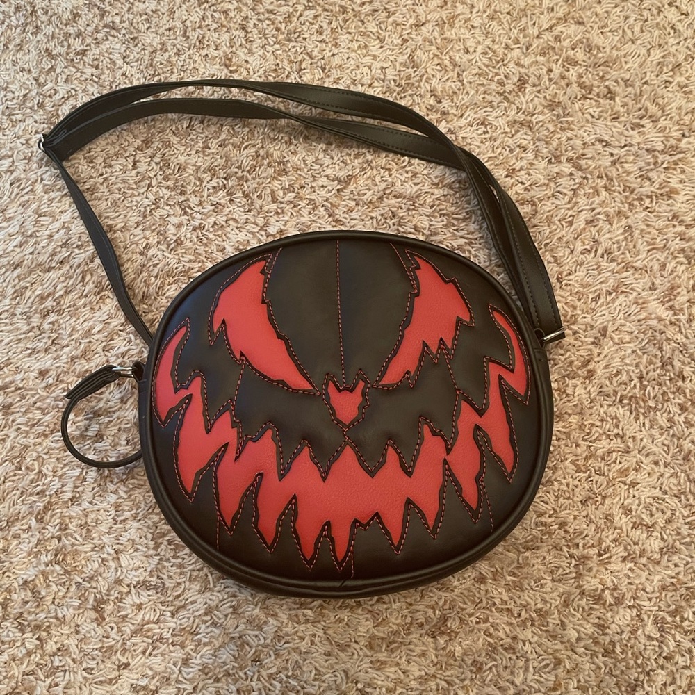 Handcrafted Bad Company Love Pain and Stitches Bag